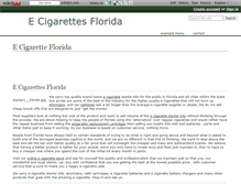 Tablet Screenshot of ecigarettesflorida.wikidot.com