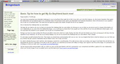 Desktop Screenshot of bringexback.wikidot.com