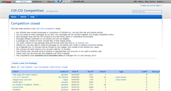 Desktop Screenshot of css-competition.wikidot.com