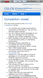 Mobile Screenshot of css-competition.wikidot.com