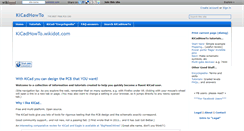 Desktop Screenshot of kicadhowto.wikidot.com