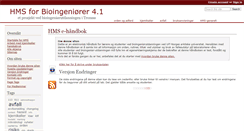 Desktop Screenshot of hms-bioingenior.wikidot.com