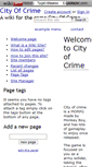 Mobile Screenshot of cityofcrime.wikidot.com