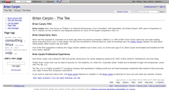 Desktop Screenshot of briancarpio.wikidot.com