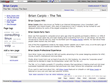 Tablet Screenshot of briancarpio.wikidot.com