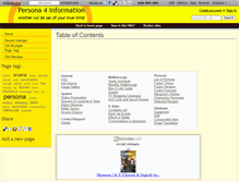 Tablet Screenshot of persona4.wikidot.com