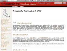 Tablet Screenshot of bootblack.wikidot.com