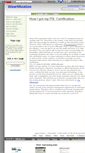Mobile Screenshot of itilcertification.wikidot.com