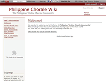 Tablet Screenshot of philippinechorale.wikidot.com