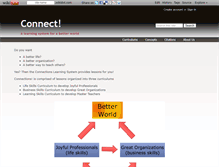Tablet Screenshot of connect-learning-system.wikidot.com