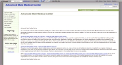Desktop Screenshot of advancedmalemedicalcenter.wikidot.com