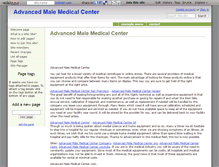 Tablet Screenshot of advancedmalemedicalcenter.wikidot.com