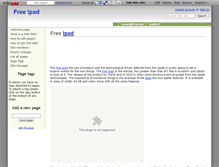 Tablet Screenshot of free-ipad.wikidot.com