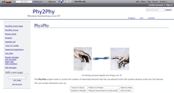 Desktop Screenshot of phy2phy.wikidot.com