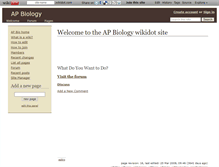 Tablet Screenshot of apbio.wikidot.com
