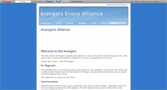 Desktop Screenshot of evonyavengers.wikidot.com