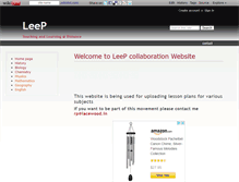 Tablet Screenshot of leep.wikidot.com