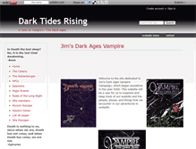 Tablet Screenshot of darktidesrising.wikidot.com