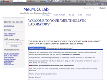 Tablet Screenshot of memolab.wikidot.com