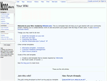 Tablet Screenshot of bio.wikidot.com
