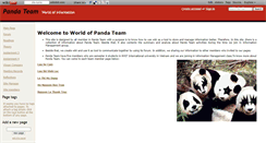 Desktop Screenshot of pandateam.wikidot.com