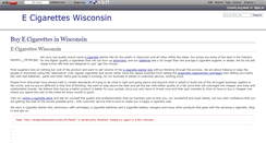 Desktop Screenshot of e-cigaretteswisconsin.wikidot.com