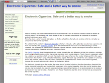 Tablet Screenshot of best-electronic-cigarette.wikidot.com