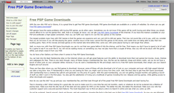 Desktop Screenshot of free-psp-game-downloadsnow.wikidot.com