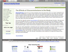 Tablet Screenshot of glucuronolactone.wikidot.com