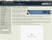 Tablet Screenshot of bicyclehacker.wikidot.com