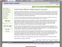 Tablet Screenshot of online-share-market.wikidot.com