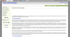 Desktop Screenshot of howtogrowgrapes.wikidot.com