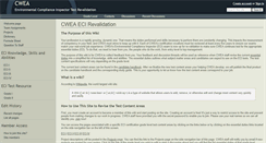Desktop Screenshot of cwea-eci.wikidot.com