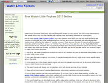 Tablet Screenshot of littlefockersonline.wikidot.com