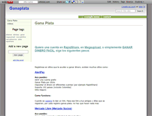 Tablet Screenshot of ganaplata.wikidot.com