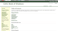Desktop Screenshot of celticbookofshadows.wikidot.com