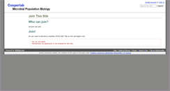 Desktop Screenshot of cooperlab.wikidot.com