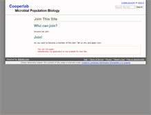 Tablet Screenshot of cooperlab.wikidot.com