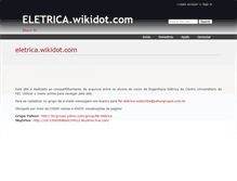 Tablet Screenshot of eletrica.wikidot.com