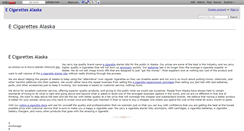 Desktop Screenshot of ecigarettesalaska.wikidot.com