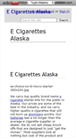 Mobile Screenshot of ecigarettesalaska.wikidot.com