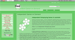 Desktop Screenshot of igod.wikidot.com