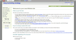Desktop Screenshot of blogmarketingstrategy.wikidot.com
