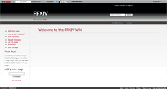 Desktop Screenshot of ffxiv.wikidot.com