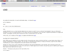 Tablet Screenshot of c2d2.wikidot.com