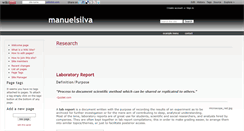 Desktop Screenshot of misilva.wikidot.com