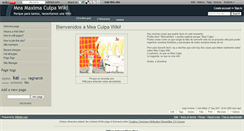 Desktop Screenshot of meaculpa.wikidot.com