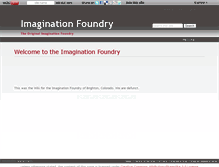 Tablet Screenshot of imaginationfoundry.wikidot.com