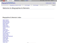 Tablet Screenshot of biographies-memoirs.wikidot.com