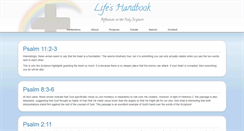 Desktop Screenshot of lifeshandbook.wikidot.com